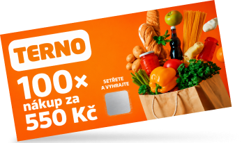 TERNO 100× nákup za 550 Kč